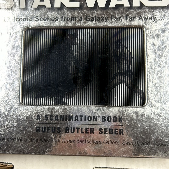 Star Wars animated "scanimation" Book collectors book hardcover - Picture 1 of 6